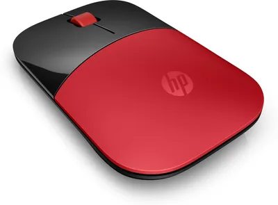 Obrázok produktu pre HP Červená bezdrôtová myš Z3700, Všestranný, Optický, RF Wireless, 1200 DPI, Červená