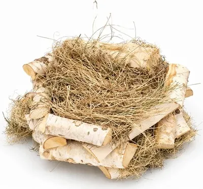 Produktbild von Deko Osternest aus Stroh, Heu oder Mühlenbeckia – Handgemachtes Natur-Nest00000000000000000000000000, Farbe:Birke Ø 15cm