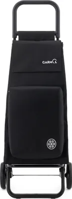 Produktbild von Garmol Einkaufswagen mit Thermo-Kühltasche - 2 Räder, 55L Kapazität, klappbar