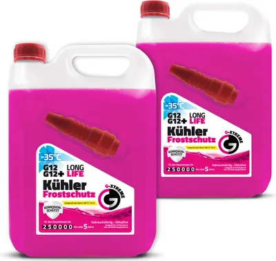 Produktbild von Kühlerfrostschutz G12 / G12+ | Kühlflüssigkeit 5 Jahre bis -35°C | 10L