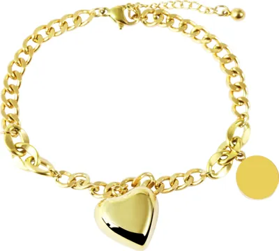 Produktbild von Akzent Armband mit Anhänger aus Edelstahl, gravurfähig