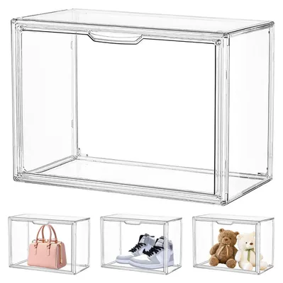 Productafbeelding van Omgoods - Transparante Vitrine voor Beeldjes en Verzamelobjecten