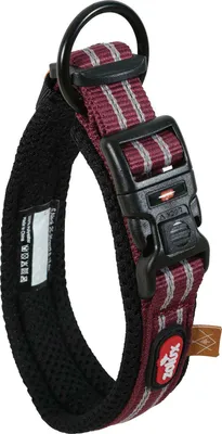 Produktbild von Hundehalsband BVK, robust, reflektierend, rot, Größe S, 25-35 x 3,5 cm