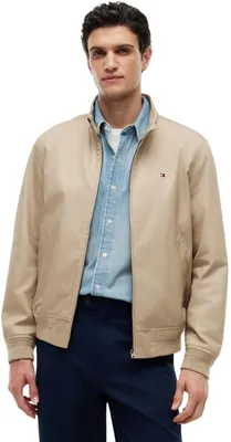 Produktbild von Tommy Hilfiger Herren Übergangsjacke Classic Harrington mit Stehkragen, Beige (B