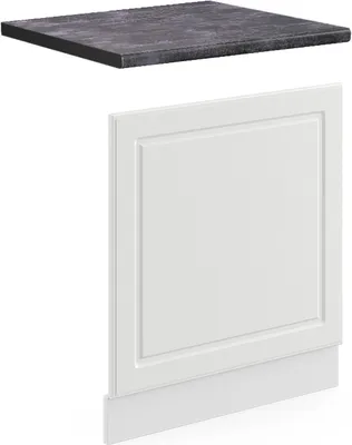 Produktbild von Frontblende Vicco R-Line Weiß Landhaus 60 cm , AP Anthrazit, Model 46535
