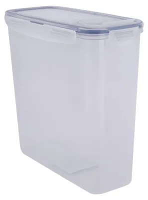 Produktbild von Frischhaltebox Vorratsdose Aufbewahrungsbox - 3,4 l - Klappdeckel - Luftdicht - Transparent und Blau