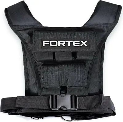 Produktbild von Fortex® Gewichtsweste 10-20kg | Trainingsweste, Fitnessweste, Sportweste, Laufweste 10kg