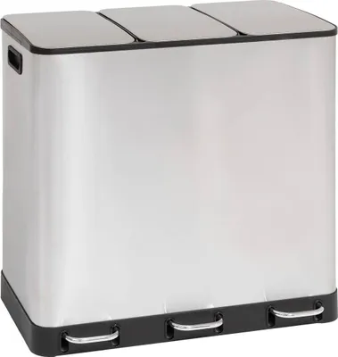 Produktbild von Mülltrennungsbehälter "ariane" 3x18l edelstahl - 5 five simply smart