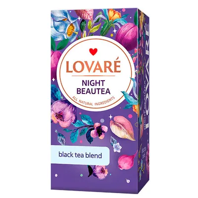 Immagine prodotto di LOVARÉ Night Beautea 48g (24 bustine, tè nero)