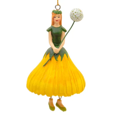 Produktbild von Rosemarie Schulz Blumenmädchen Löwenzahn Gelb Hängefigur 11 cm