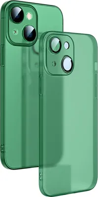 Produktbild von König Design Hülle kompatibel mit Apple iPhone 12 Kunststoff Soft Handyhülle - Handy Case Grün