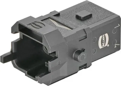 Produktbild von HARTING Han 1A Kompaktsteckverbinder Stifteinsatz (M) Crimpanschluss, 5-polig+PE 400V, 10A - 1 Stück