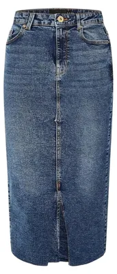 Productafbeelding van Jurk - Bleistijlfemmejurk, denim GT30554 (maat 36) (blauw denim)