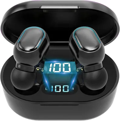 Produktbild von Bluetooth Kopfhörer kabellos mit Ladecase & LED Display – In Ear Earbuds, HiFi Sound, Touch, Noise Reduction, USB-C für Sport & Alltag