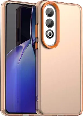 Produktbild von Handyhülle für OnePlus Nord CE4 Schlank Durchscheinend Matt Stoßfest Schutzhülle Orange