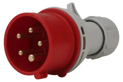 Produktbild von PCE CEE-Stecker 5-polig 16A rot