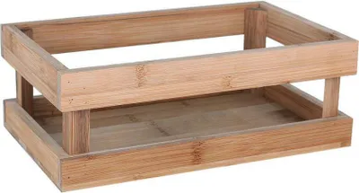 Obrázek produktu pro Úložný box z bambusu 26,5 x 16,2 x 10 cm (3 kusy)