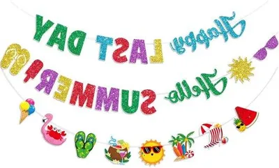 Produktbild von Sommer Dekoration Schuljahresende Partyzubehör