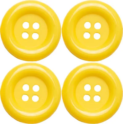 Produktbild von XL-Knöpfe 5cm 4 Stk gelb