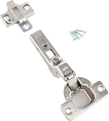 Produktbild von SCHACHERMAYER BLUM Clip Top Profiltürscharniere Mittelanschlag 95° mit Feder, silber, 10-21433