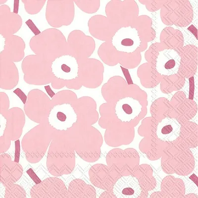 Produktbild von Servietten 33x33 cm - MINI UNIKKO light rose