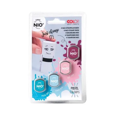 Zdjęcie produktu dla Colop NIL098, Wielobarwny, Niebieski, Miętowy, Różowy, Czerwony, Każda płeć, 1 mm, 4 szt.
