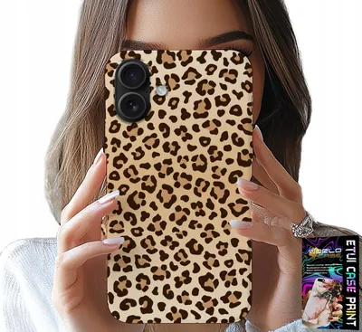Immagine prodotto di Custodia Per Iphone 16 Plus - Retro In Stampa Leopardata Modelli Da Donna Alla Moda