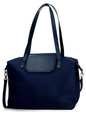 Produktbild von Leire Einkaufstasche, 39,6 cm, Beige, 34 x 29 x 16 cm, Polyester und PU, 15,7 l, von Joumma Bags
