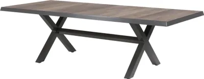 Produktbild von Tisch - Kreuzfuß - 243x103x74cm - Aluminium