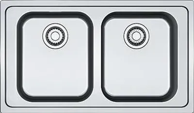 Immagine prodotto di Lavello Smart Franke SRX 620-86 2 Vasche ad Incasso Rettangolare Inox Satinato
