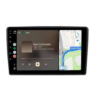 Image de Autoradio Android compatible avec la Citroën C5 2008-2017, CarPlay, Android Auto, GPS, Bluetooth, DAB+, 10 pouces, 64 Go, Wi-Fi