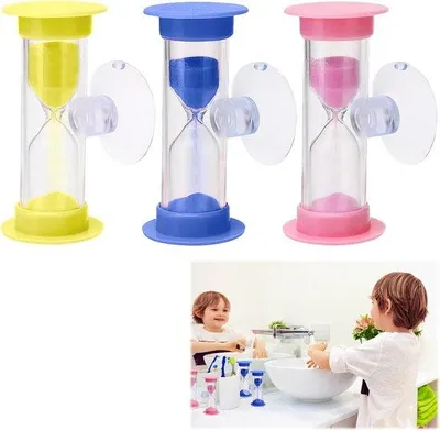 Obrázok produktu pre Sada časovača na čistenie zubov v troch krokoch – pre dentálnu hygienu a časové riadenie – s upínacím mechanizmom