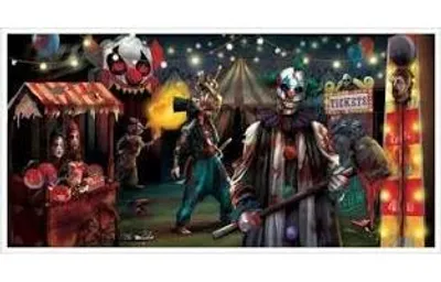 Productafbeelding van Horror Circus landschap banner 1,65 m x 85 cm