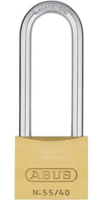 Produktbild von Abus Handlot Solid 55 40 mm Gold -  lang - Schlüsselschloss