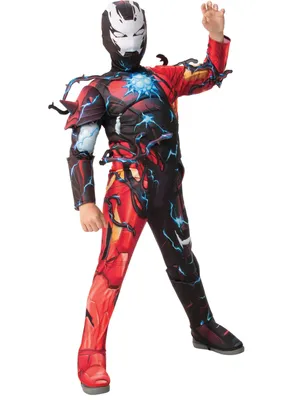 Produktbild von Marvel Venomized Iron Man Kinder-Kostüm - L