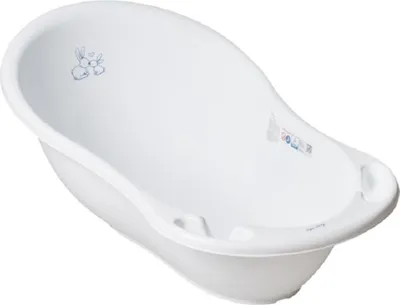 Produktbild von Chipolino Babybadewanne Marea Hase, 102 cm lang, Ablagefcher, ab Geburt wei