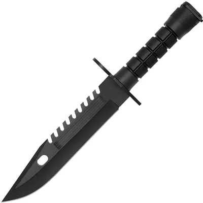 Produktbild von Robustes Outdoor-Messer ZN-41015 - Schwarz für Survival und Bushcraft KP41015