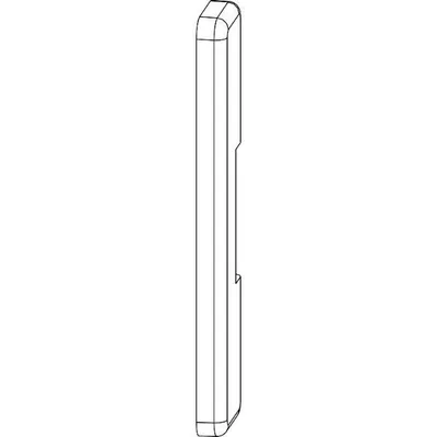 Produktbild von MACO Abdeckkappe Flügelteil f. Anpressverschluss AS, weiß RAL 9016 (41339)