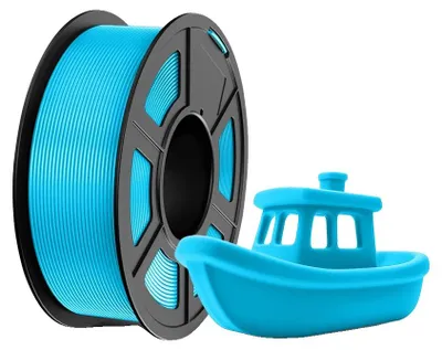 Obrázok produktu pre Filament do 3D tlačiarne, priemer 1,75 mm, odolný a trvanlivý, PETG modrý – 1,1 kg