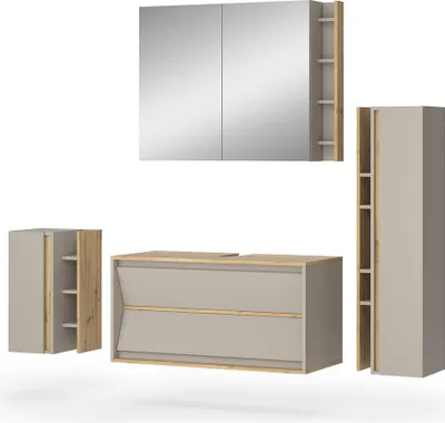 Immagine prodotto di Set di mobili da bagno Vicco Edelin Cachemire 4 parti, Model 58294