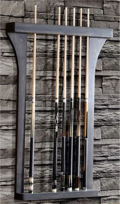 Image de Queue - Support mural Premium pour 8 queues de billard