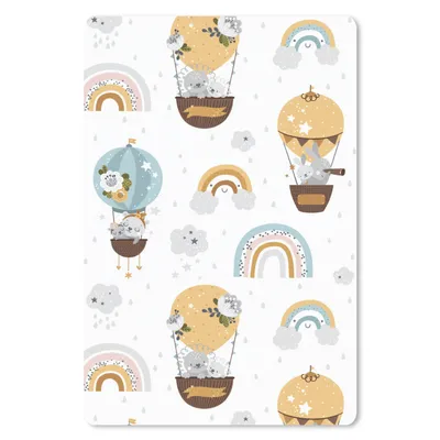Produktbild von MuchoWow® Mauspad Mousepad Muster - Tiere - Regenbogen 40x60 cm - Mousepads - Maus Mat - Pad - Mausunterlage - Schreibtisch Accesoire