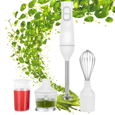 Obrázok produktu pre Ručný mixér Wintem z nehrdzavejúcej ocele s funkciou šľahania, 2 rýchlosti, 350 W