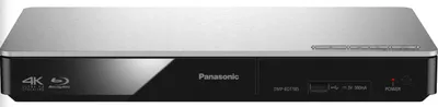 Obrázek produktu pro Panasonic DMP-BDT185EG, 4K Ultra HD, NTSC, PAL, 1080p, 2160p, DTS-HD Master Audio, Dolby Digital Plus, Dolby TrueHD, BDMV, MKV, XVID, AAC, ALAC, FLAC, MP3, WAV, WMA