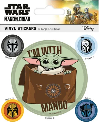 Image de Naklejki Star Wars : The Mandalorian - I'm With Mando (5 szt.)