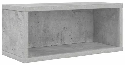 Produktbild von CD Aufbewahrungsregal Betongrau 40 x 17 x 17 cm Holzwerkstoff