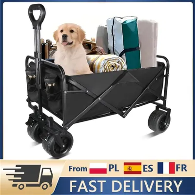 Image de Chariot de manutention de 150 litres de capacité, avec poignée réglable