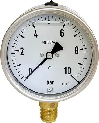 Produktbild von AFRISO Rohrfeder-Manometer Glyzerinfüllung