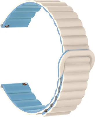 Produktbild von Armband für Samsung Galaxy Watch6/5/5Pro/4/3 Silikon Ersatzband 25mm magnetisch