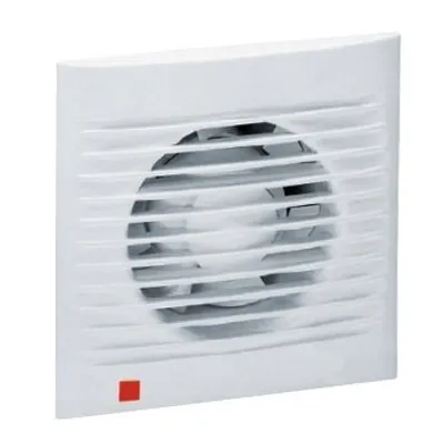 Obrázek produktu pro DECOR 100 CZ IPX4 koupelnový axiální ventilátor - varianta s kuličkovými ložisky a zpětnou klapkou.